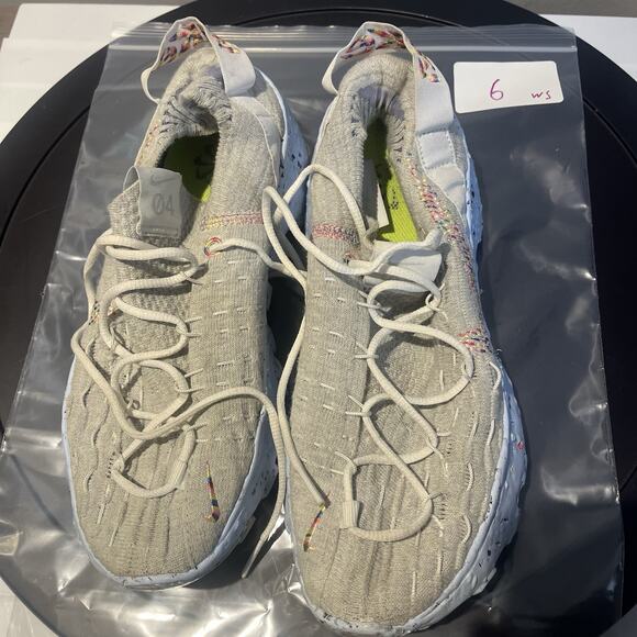 Nike Space Hippie 04 Photon Dust Sneaker Shoe CD3476-102 US Women's Size 8.5 - Picture 9 of 9